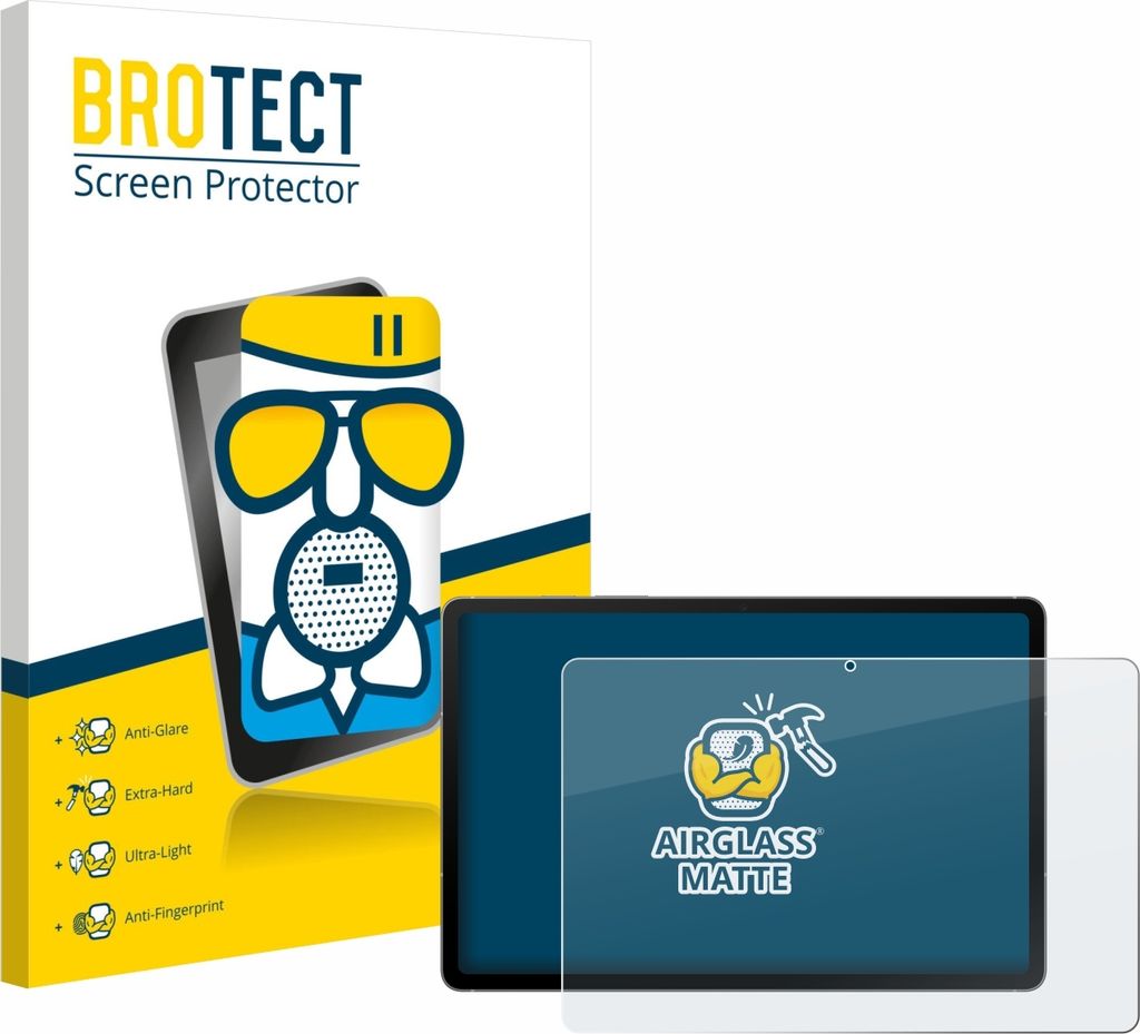 BROTECT Entspiegelungs Schutzglas für Samsung Galaxy Tab S10 FE WiFi Schutzfolie Panzer Folie Glas Display Schutz matt