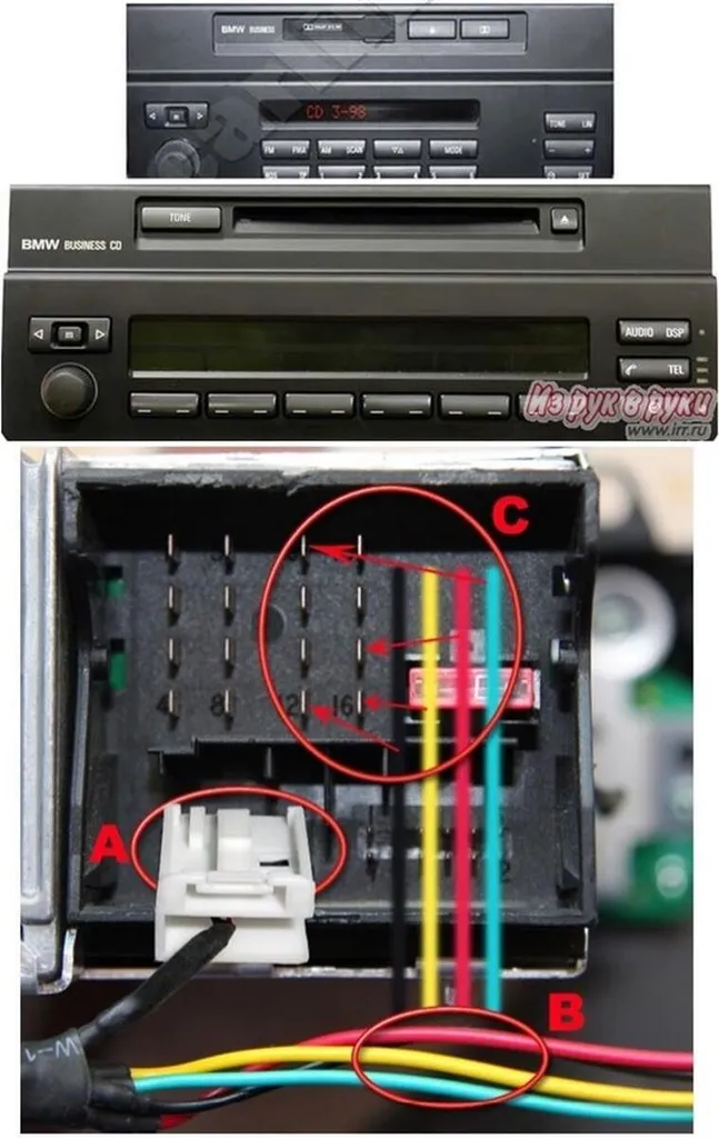 Adaptateur Bluetooth AUX BMW Fix Connecteur Plat pour iPhone et iPod