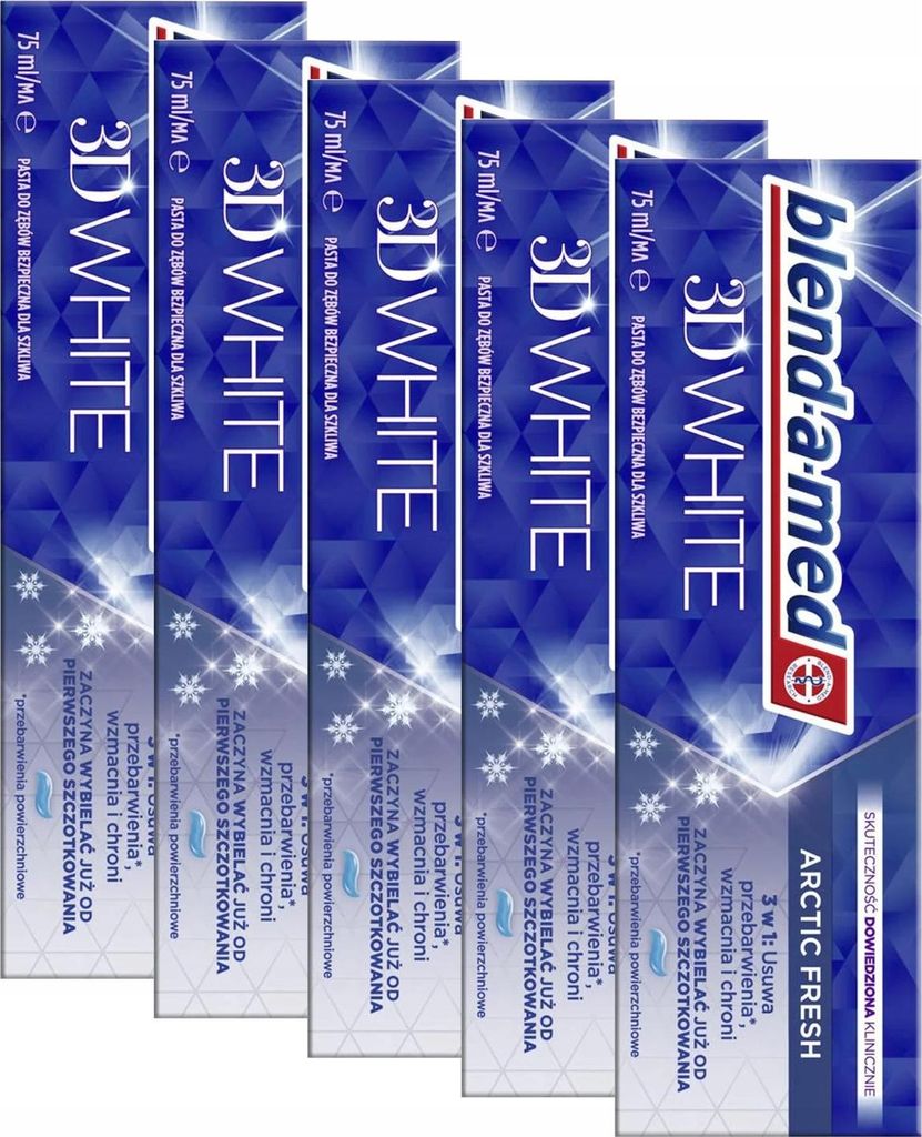 Blend-A-Med | Dentifricio 3D White Arctic Fresh - 75 ml - Immagine del prodotto 