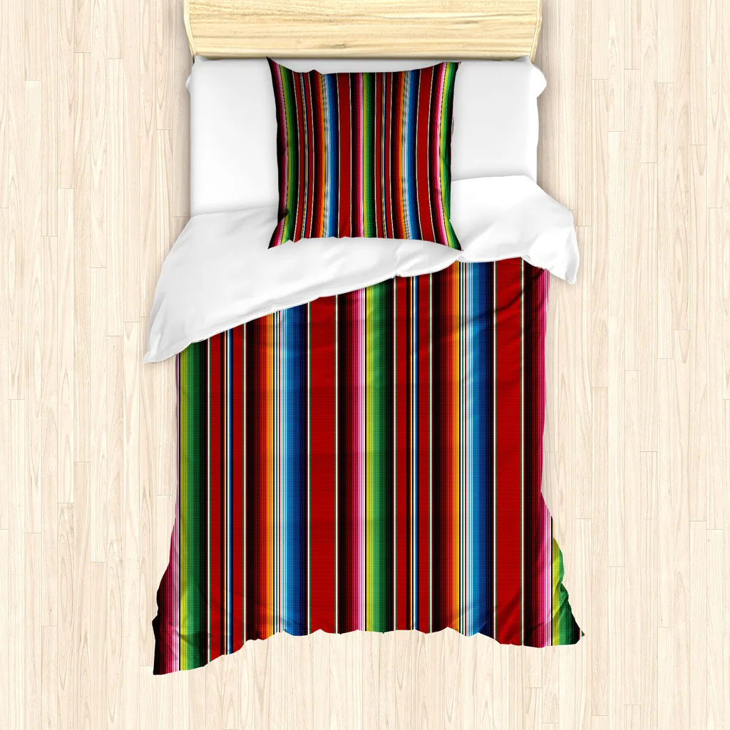 Set Copripiumino Abakuhaus Cinco de Mayo 135x200 Antiacaro Multicolore