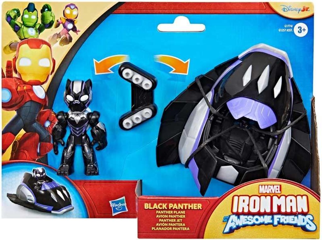 Hasbro Ironman Spielzeugauto mit Figur - Marvel Actionfigur Produktbild 