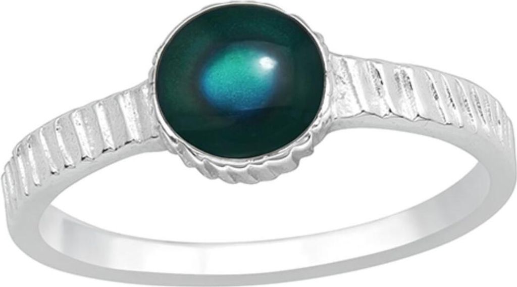Stimmungsring Silber 925 Mood Ring 52 (16.5 mm Ø)