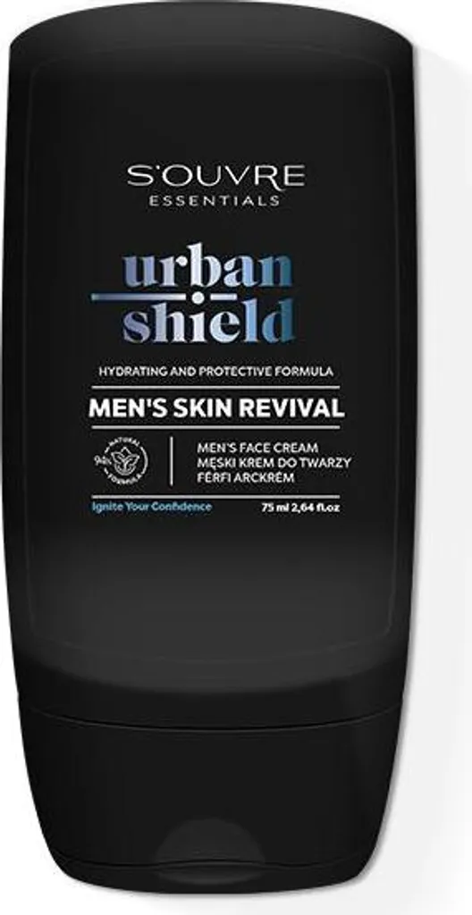 MEN'S SKIN REVIVAL Urban Shield - Crème Visage Homme Hydratante 50ml