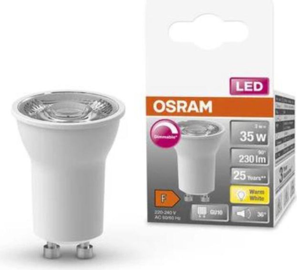 Osram LED PAR11 reflektor 3W = 35W GU10 230lm teplá bílá Obrázek produktu 