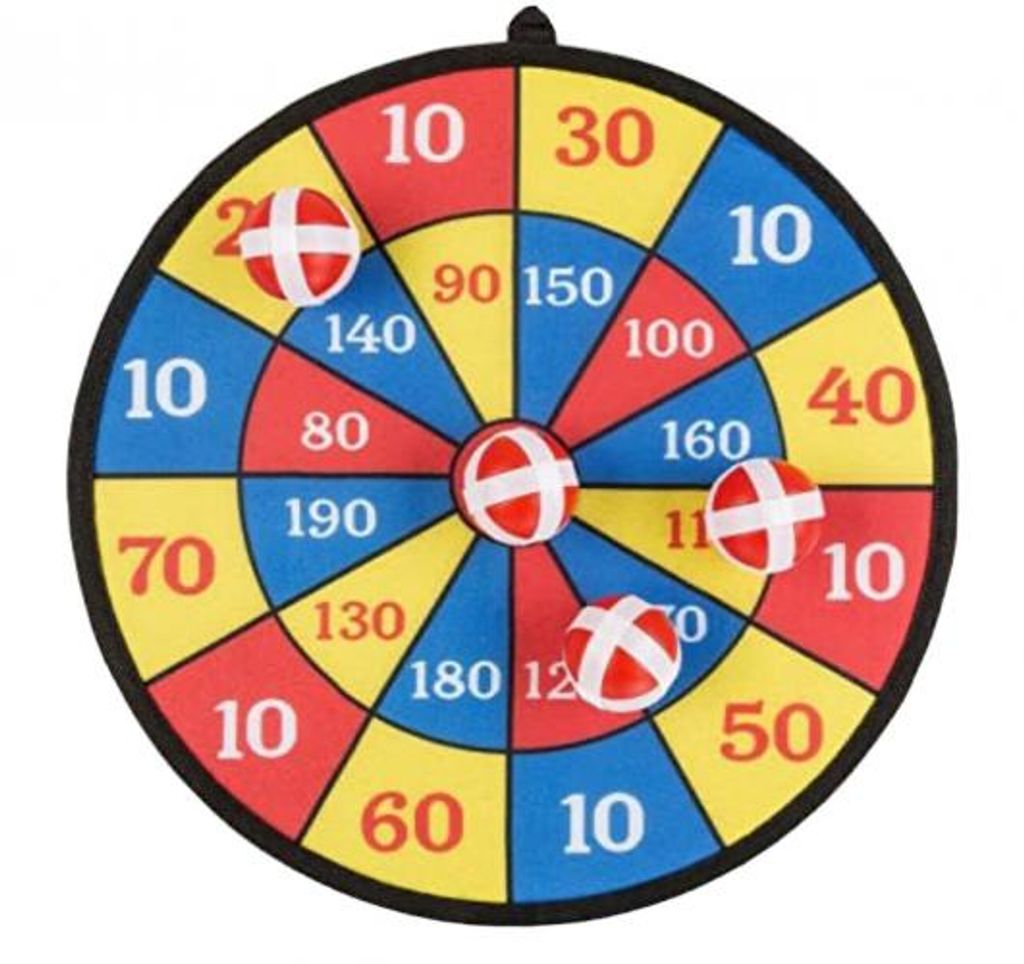 Cible de fléchettes OA Velcro avec 4 boules, #35cm Image du produit 