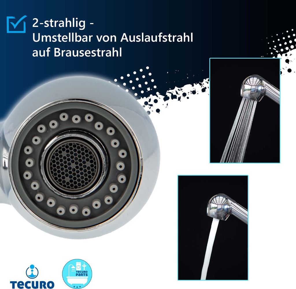 tecuro Spülbrause Geschirrbrause Küchenbrause für Produktbild 3
