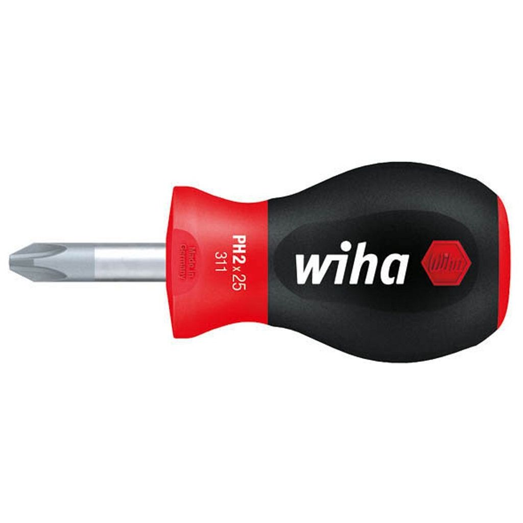 Wiha Schraubendreher PH SW 01x25mm Gesamtlänge 81mm kurze Produktbild 