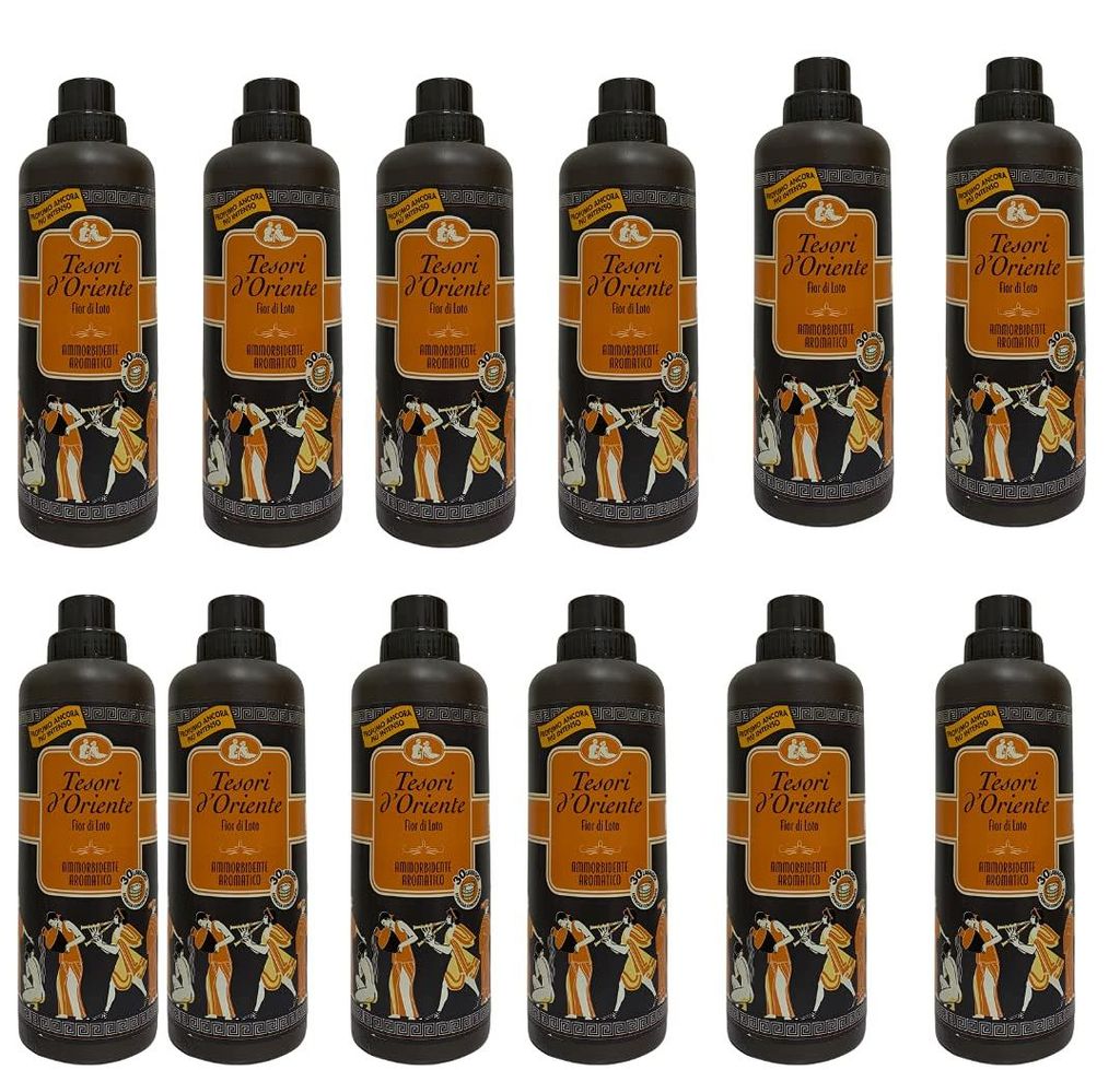 TESORI D'ORIENTE Weichspüler-Konzentrat für Waschmaschine, Lotus, 12 Stück, 750 ml