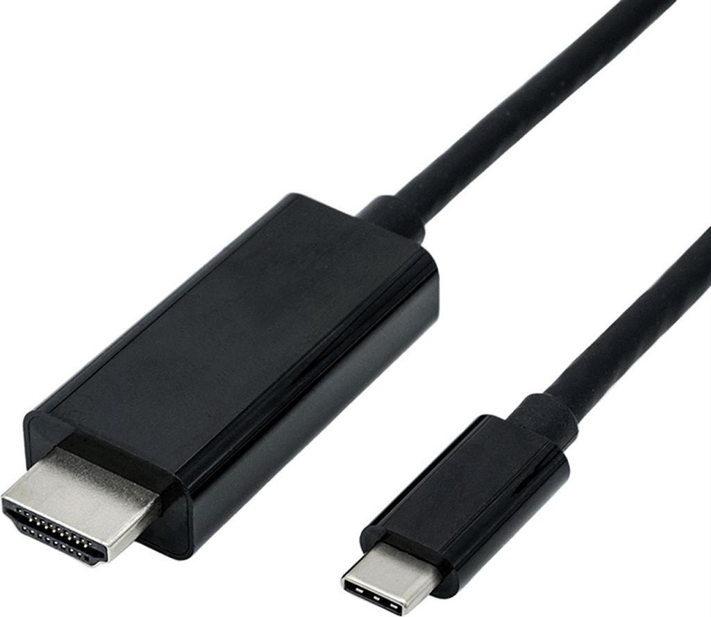 ROLINE USB Typ C - HDMI Adapterkabel, ST/ST, 2 m