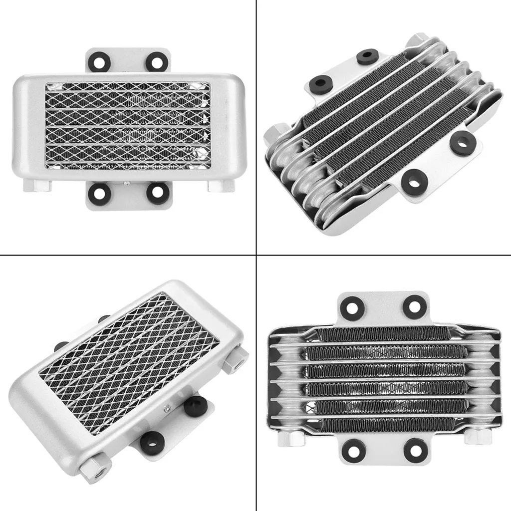 Évitez la surchauffe moteur avec ce radiateur d'huile alu pour moto-quad