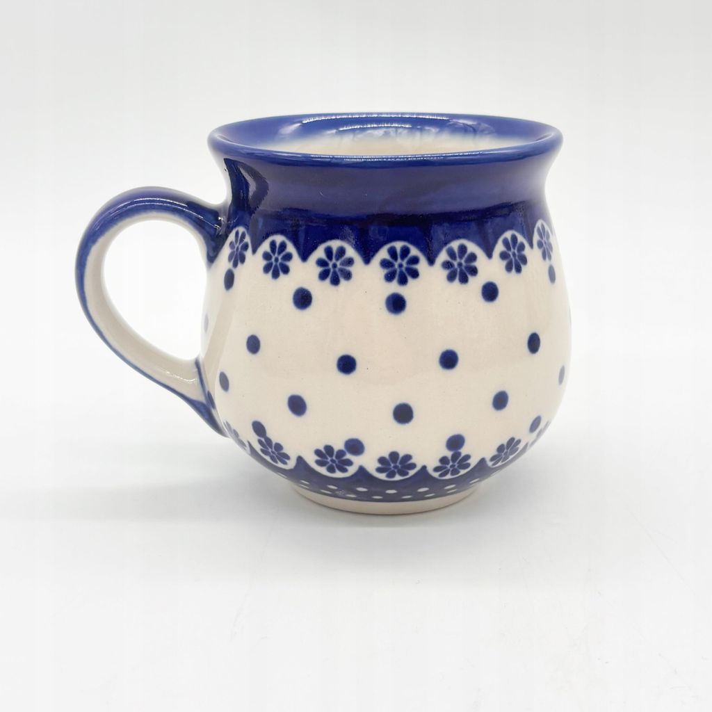 Becher Tasse mit Untertasse Bunzlauer Keramik 250ml