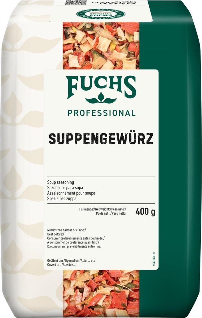 Fuchs Professional Suppengewürz für Gemüseeinlage und klare Produktbild 