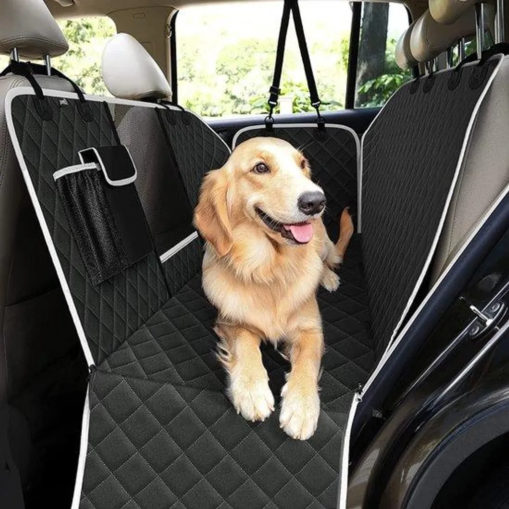 Protection de coffre chien lavable et étanche avec sangle de sécurité