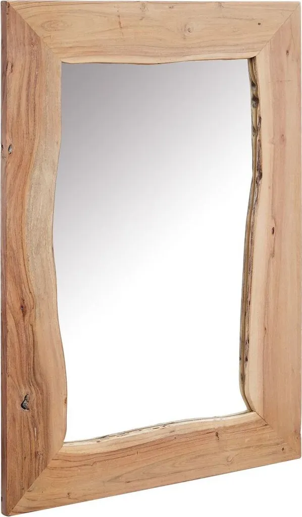 Miroir bois naturel acacia 100x70 cm laqué haute finition - PURE ACACIA 713