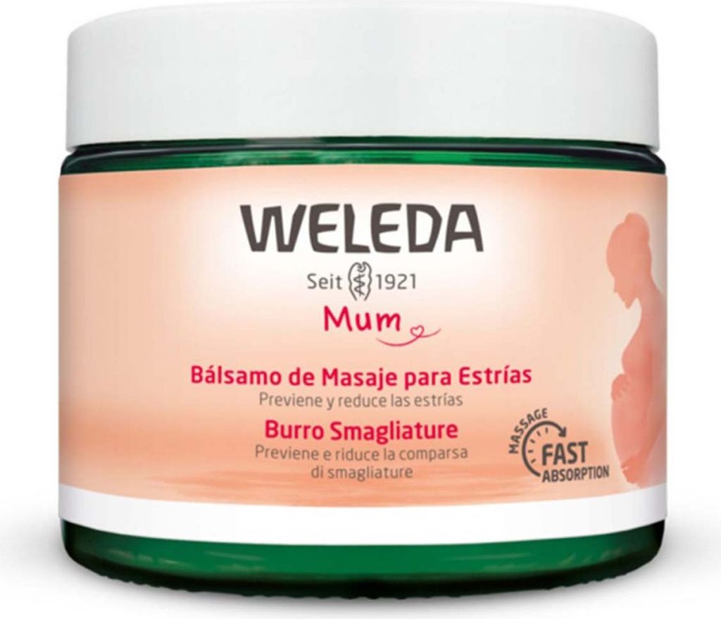 Weleda Mum Massage Balsam für Dehnungsstreifen 150ml