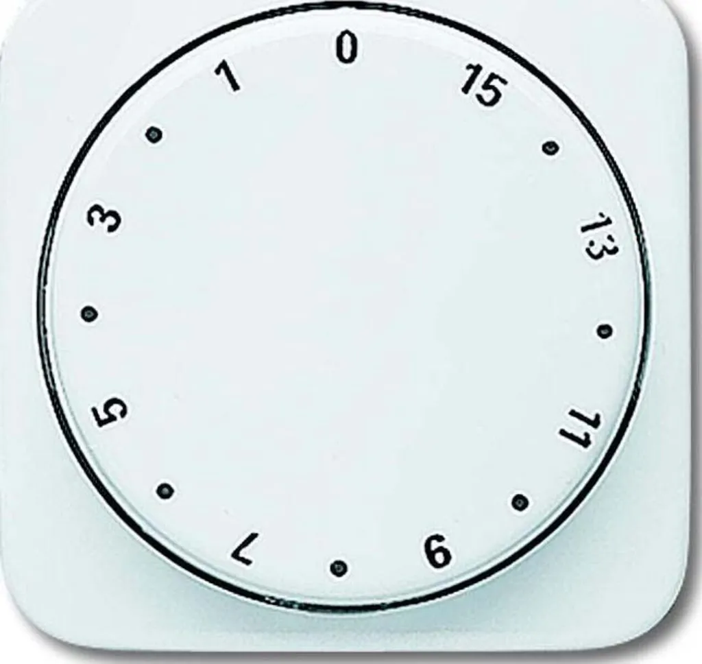 Busch-Jaeger 1770-214-102 Enjoliveur Minuterie 15 Min Reflex SI Blanc