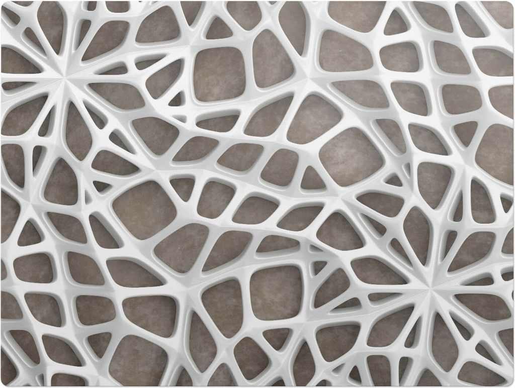 Durchbrochene 3D-Struktur – Bodenschutzmatte – Stuhlunterlage 120x90 cm – Rutschfest – Hartbodenmatte