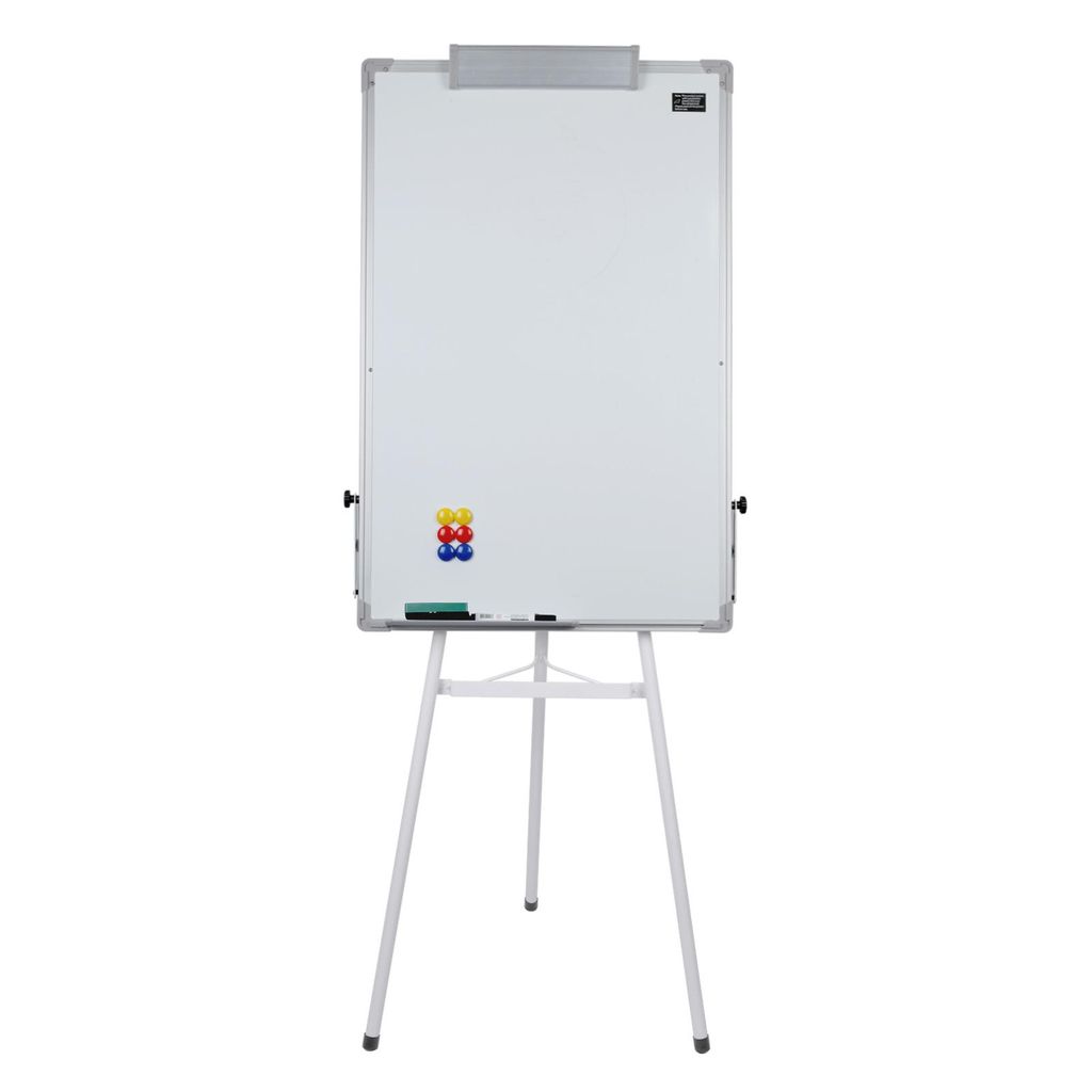 Magnetisches Whiteboard mit Ständer 70 x 100 cm Flipchart Produktbild 