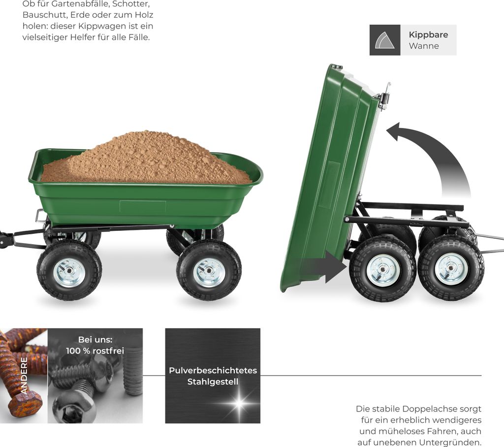 Nosnosť ručného vozíka 300 kg Obrázok produktu 8