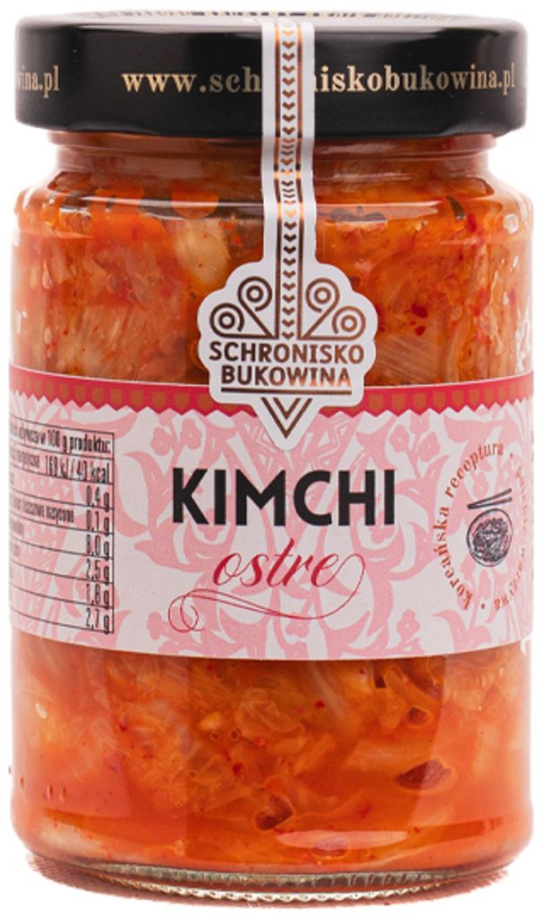 Kimchi ostre 300 g Schronisko Bukowina Zdjęcie produktu 