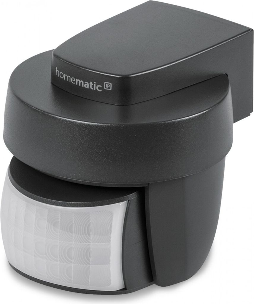 Homematic IP Bewegungsmelder mit Dämmerungssensor - außen, anthrazit