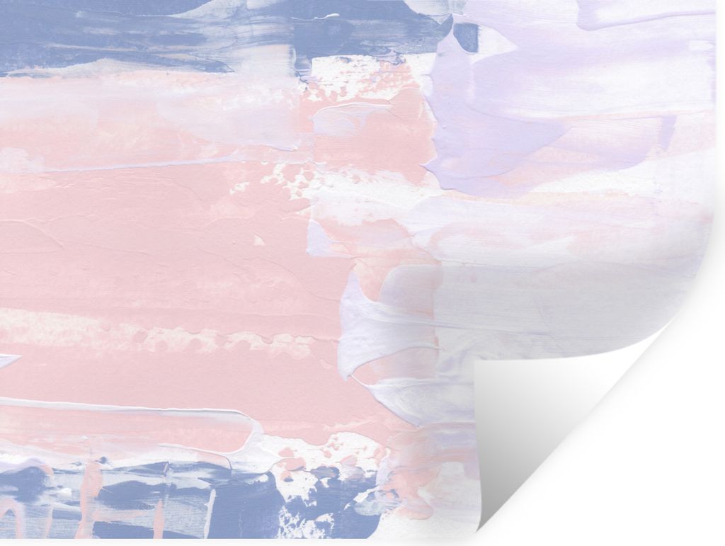 MuchoWow Wandtattoo Wandsticker Wandaufkleber Pastell - Gestaltung - Farbe 80x60 cm Selbstklebend und Repositionierbar - Faltenfrei