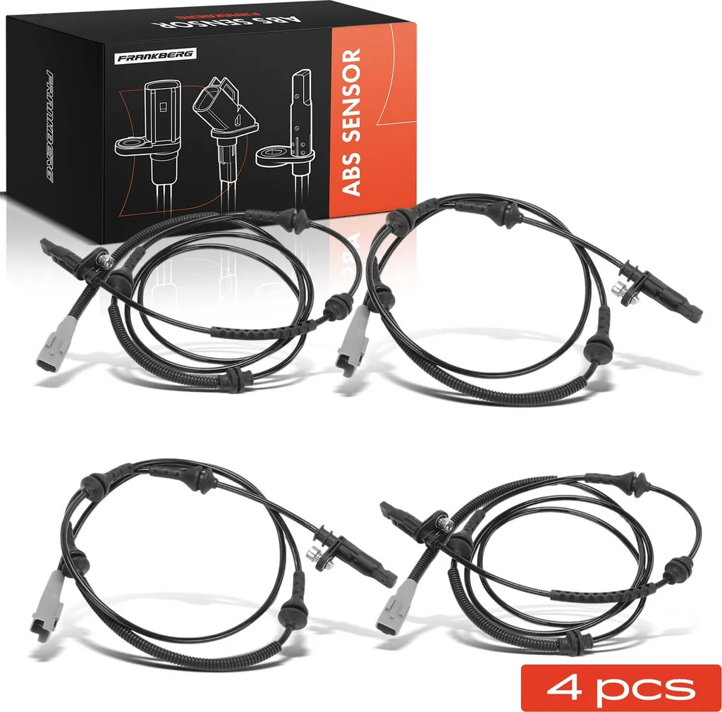 Capteur ABS pour Citroën C5 III et Peugeot 407 - Réparation Freinage 4 Pièces
