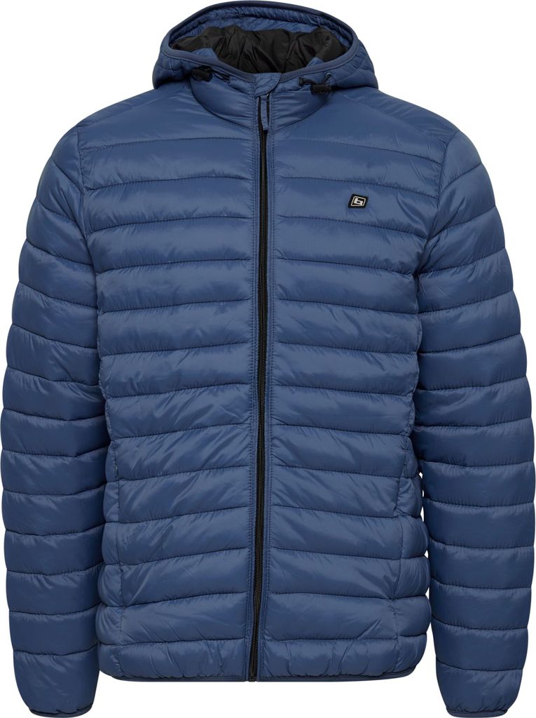 BLEND Leichte Steppjacke Wattierte Übergangsjacke Stretchbund mit Kapuze Größe: XXL