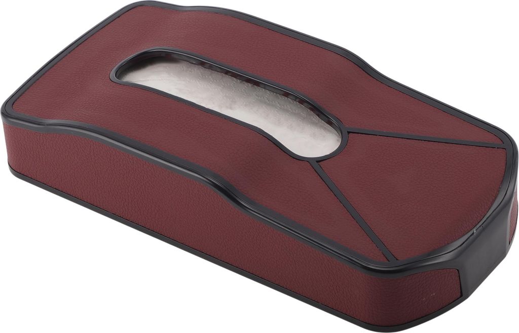 Autotaschenhalter Autotaschenbox Organizer Polyurethan24.4x11.5x5cm Weinrot 1 Stück