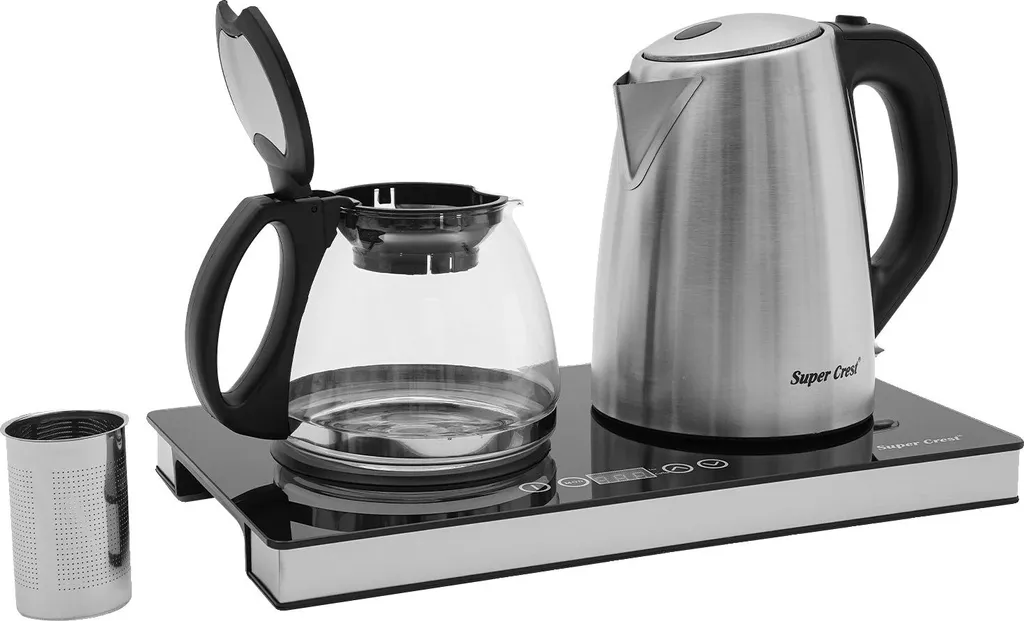 Bouilloire Électrique LCD 1800W : Pack Double Capacité 1,8L + 1,2L Design