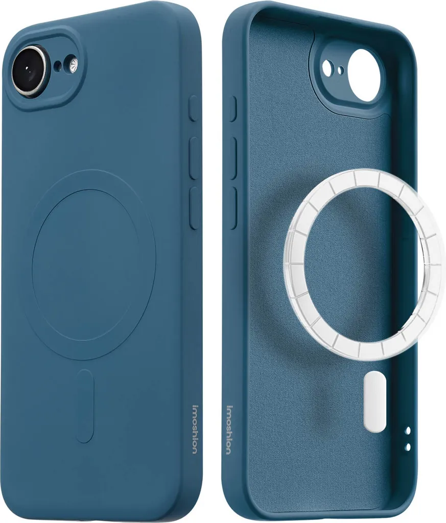 Cover imoshion Blu Scuro MagSafe per iPhone 16e - Stile Elegante