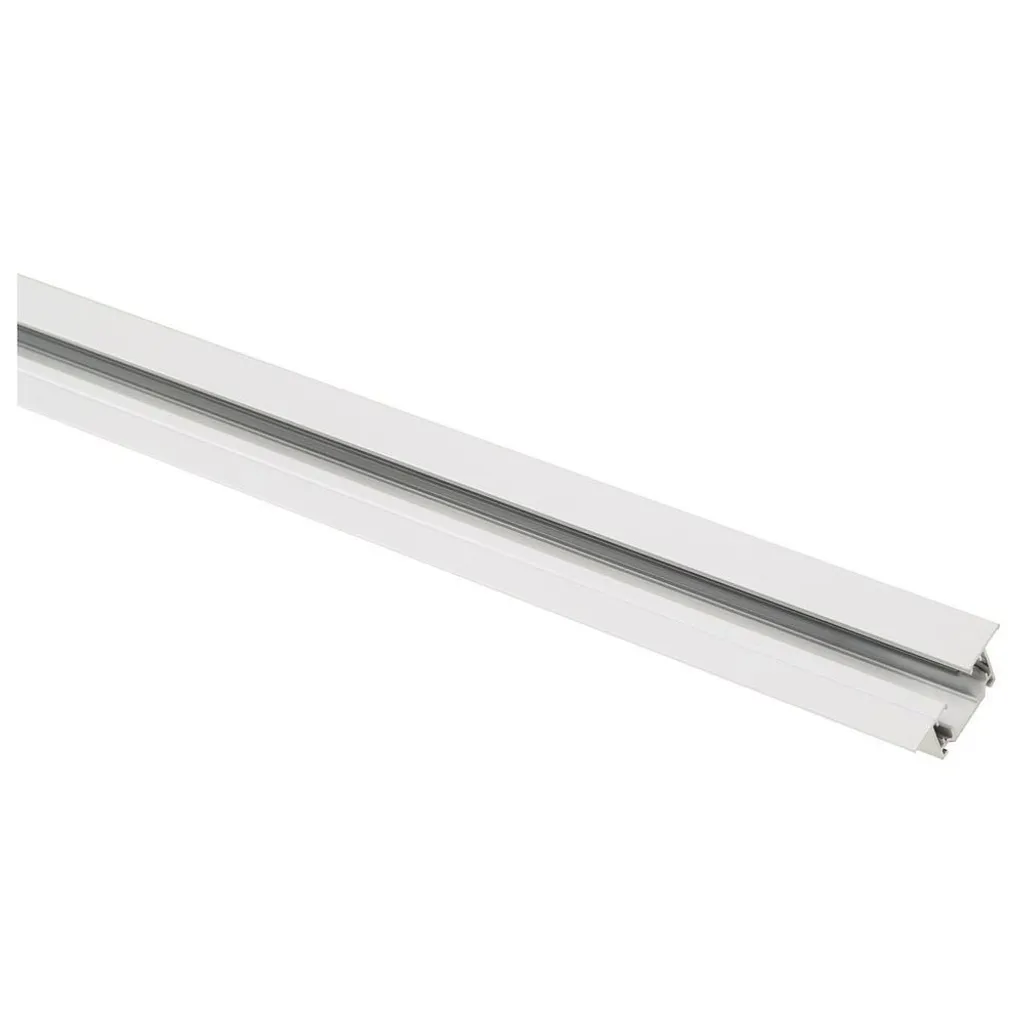 Rail monophasé encastré 2m blanc : fini les rails de plafond visibles