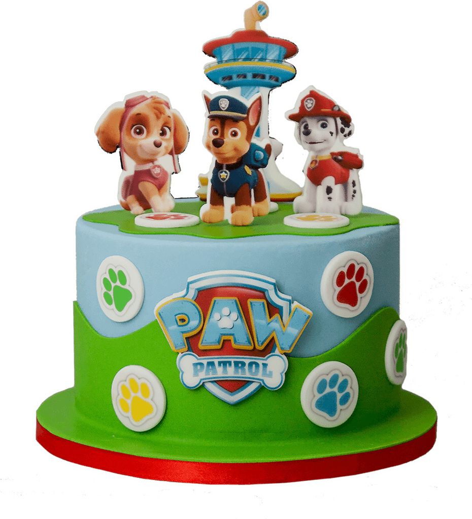 Sweetfanaberia | Zestaw do dekoracji tortów PAW PATROL 2D - Zdjęcie produktu 