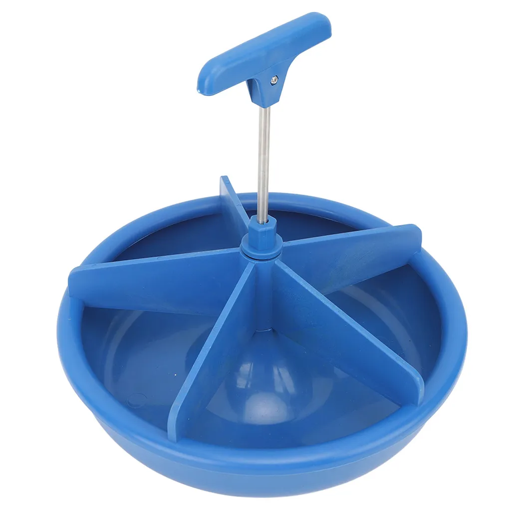 Mangeoire ronde pour porcelets avec 5 compartiments et crochets muraux - 2