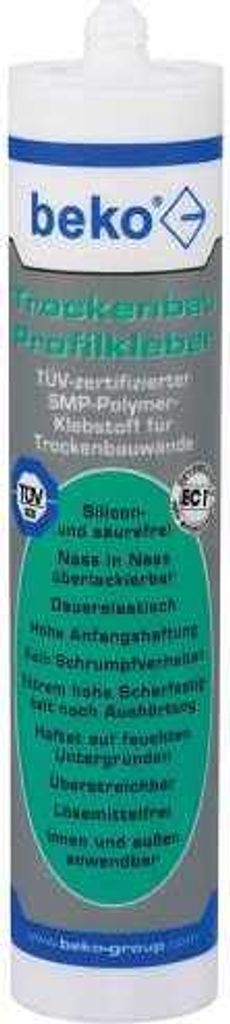 beko Trockenbau Profilkleber, SMP-Polymer-Klebstoff für Produktbild 