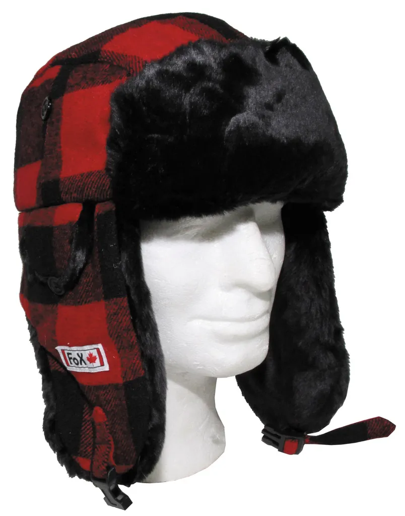 Berretto Boscaiolo Rosso Nero Fox Outdoor: Stile e Caldo
