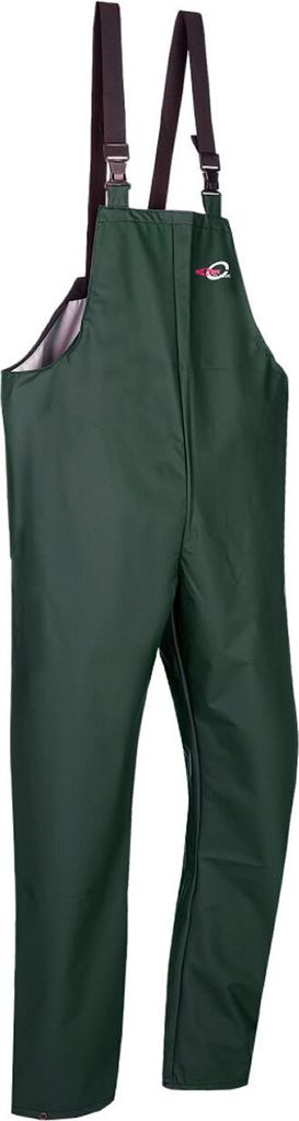 Sioen - "Bandung" Regen-Latzhose mit Hosenträgern für Herren/Damen Unisex TL5039 (2XL) (Khakigrün)