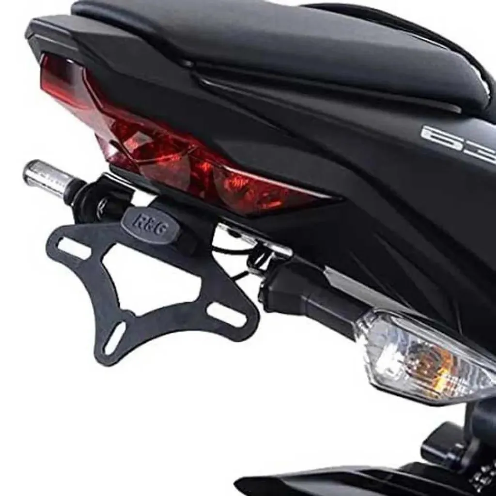 Support Plaque ZX-6R KAWASAKI Noir en Aluminium Robuste et Léger