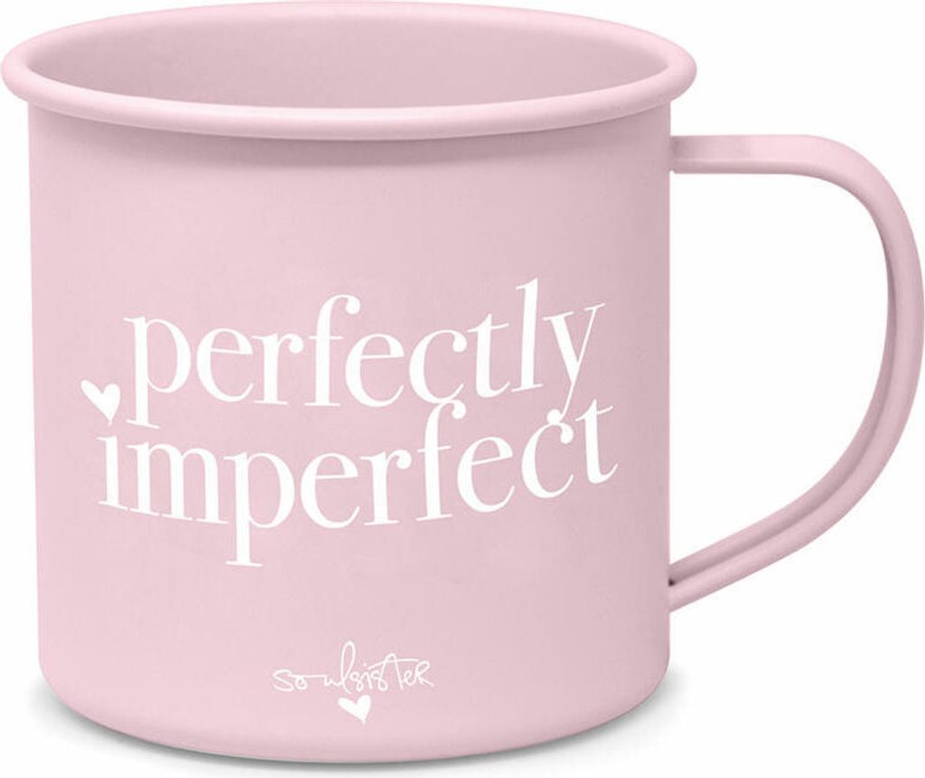 PPD Perfectly Imperfect Metal Mug D@H, Henkelbecher, Kaffeebecher, Becher, Tasse, Metall, 350 ml, 581101890
