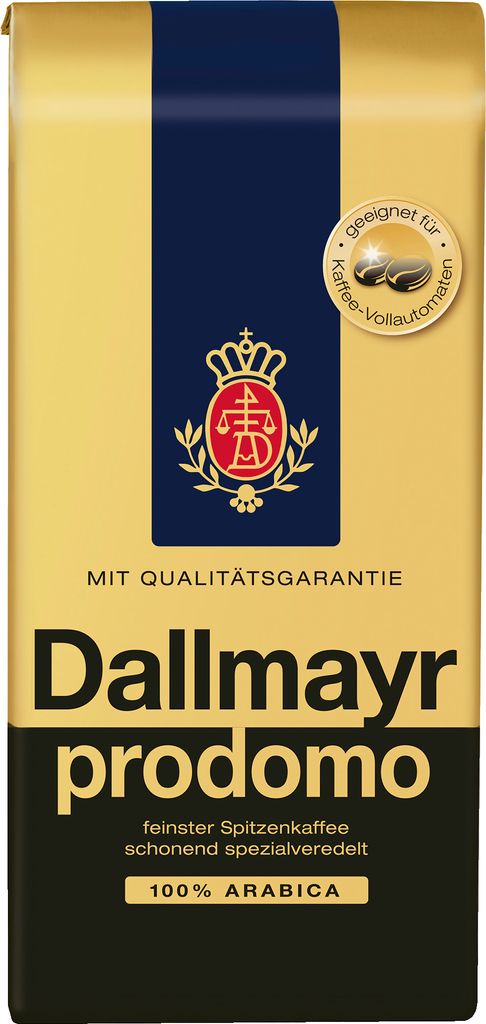 Dallmayr prodomo zrnková káva Arabica 500,0 g Obrázok produktu