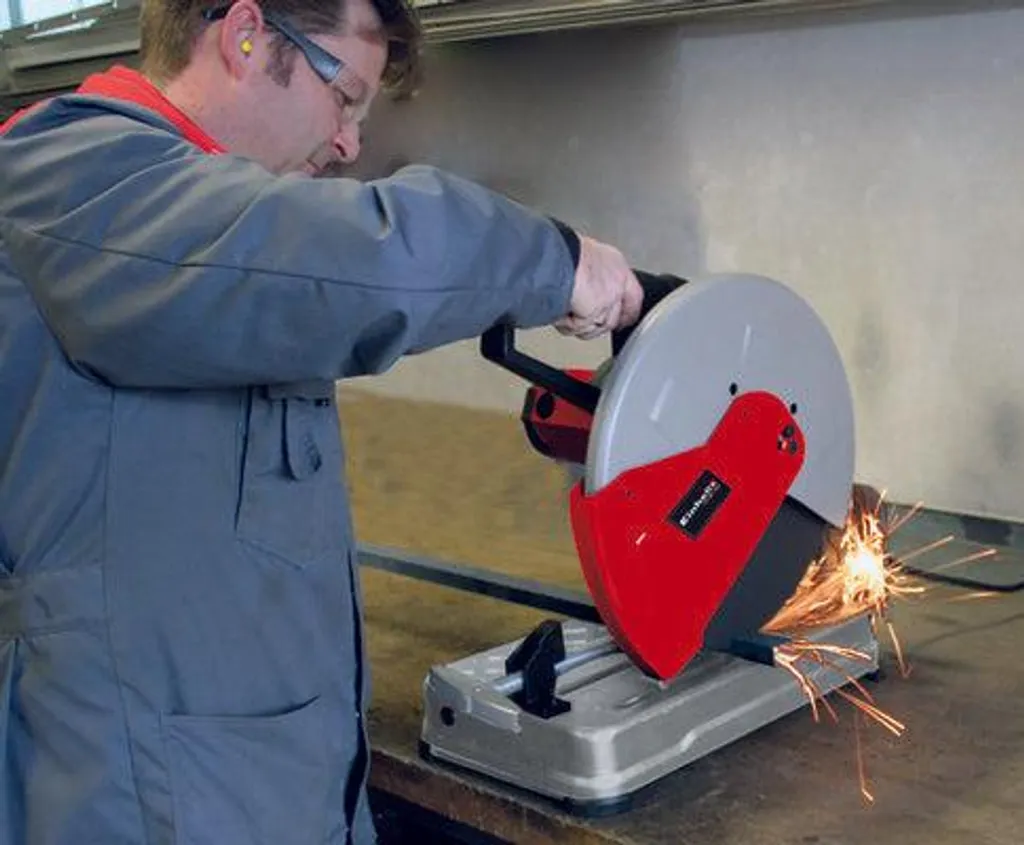 Tronçonneuse à métaux Einhell TC-MC355 2300W disque 355mm robuste - 2