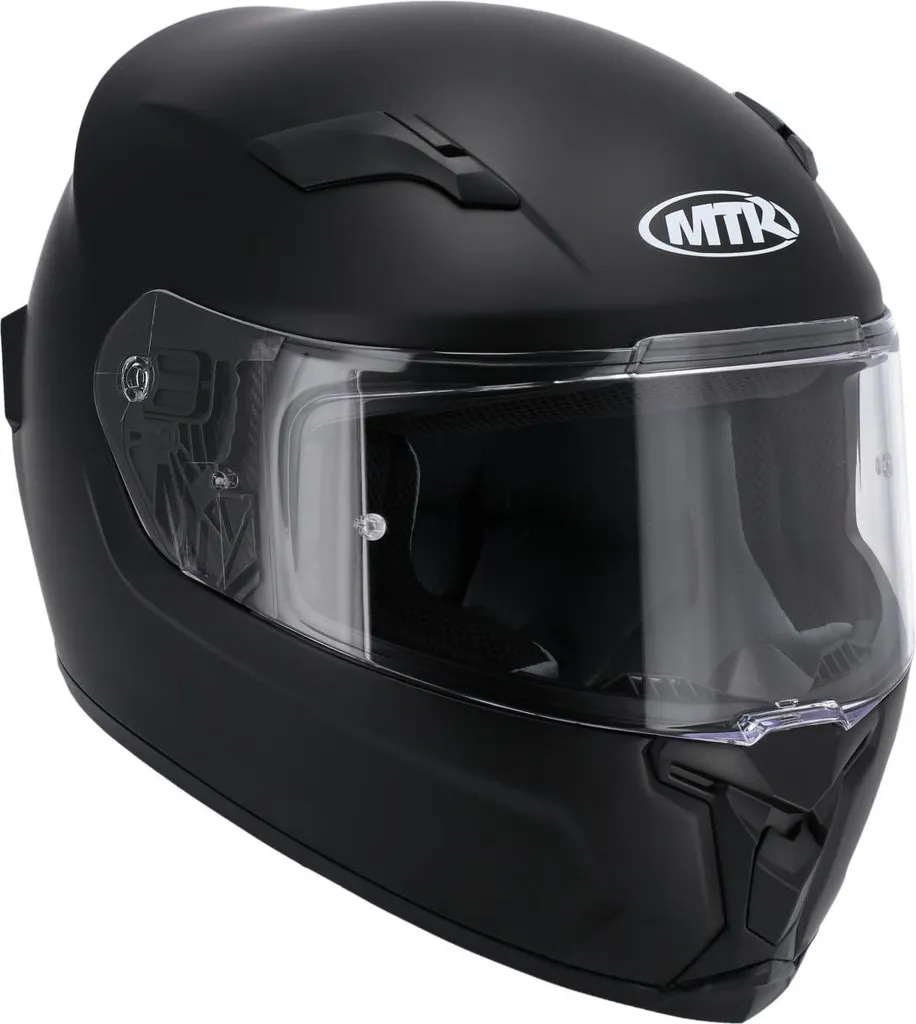 Casque intégral MTR S-6 noir mat taille L - Protection moto homologuée