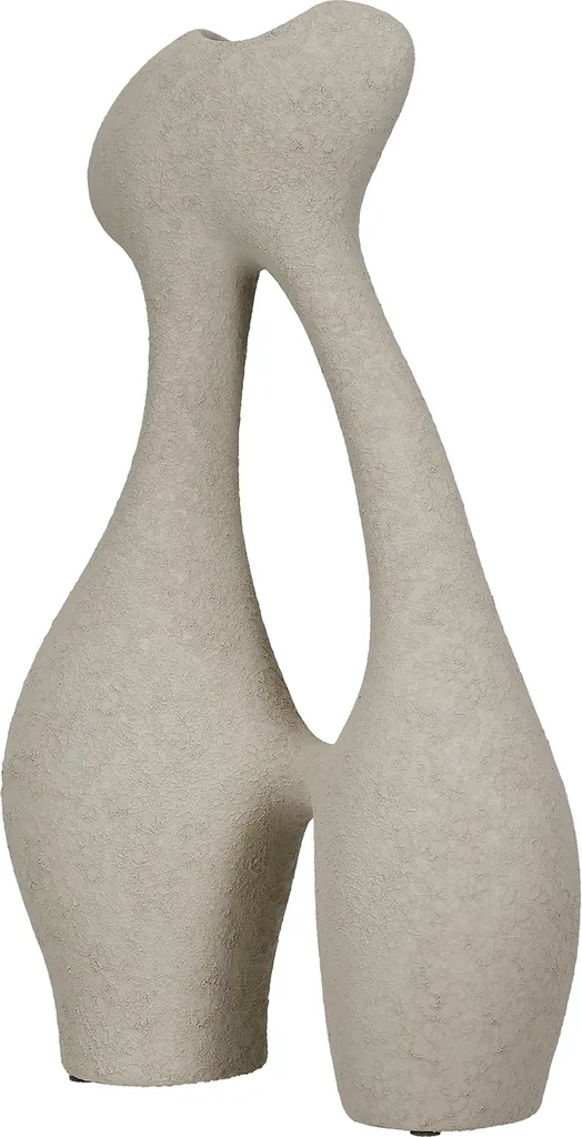 Vase de Salon Gris Clair Turin Gilde pour Fleurs et Déco Intérieure