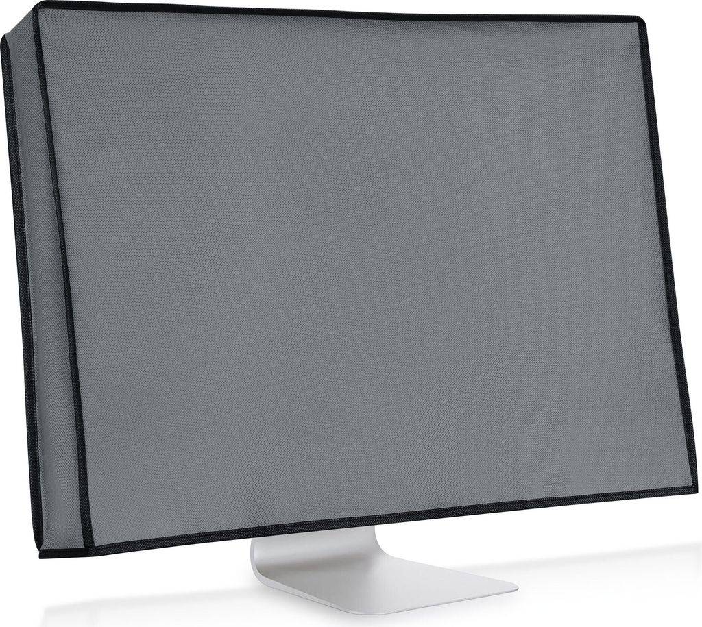 kwmobile Schutzhülle kompatibel mit 20-22" Monitor - Hülle PC Bildschirm - Computer Cover Case - Grau