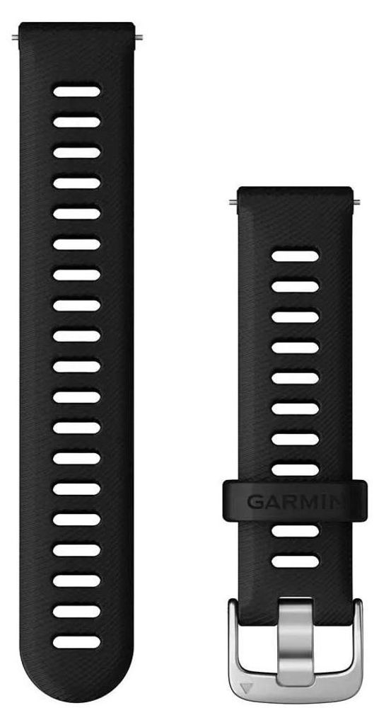 GARMIN Riemen - QUICK RELEASE 18 MM - Schwarz/Silber