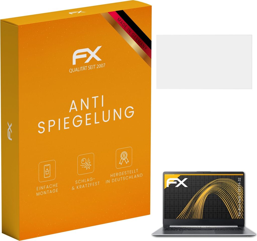 atFoliX FX-Antireflex 2x Schutzfolie kompatibel mit Acer Swift 1 (SF114-32) Displayfolie