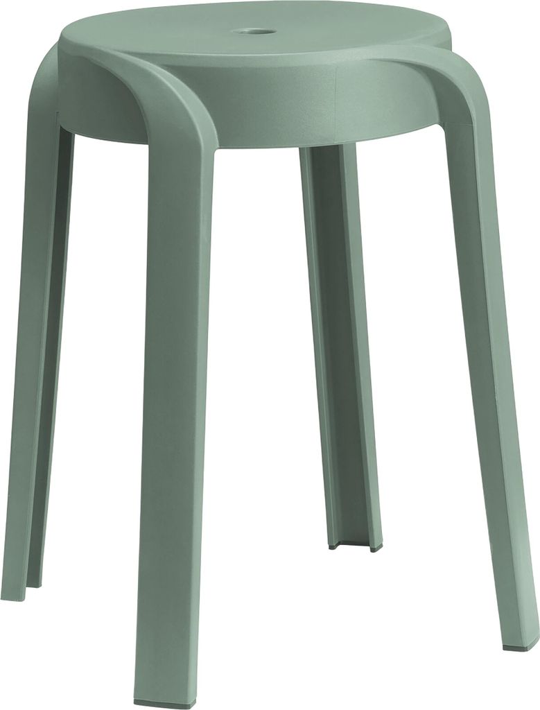 Sgabello in plastica 46 x 30 cm, portata massima 120 kg - Immagine del prodotto 