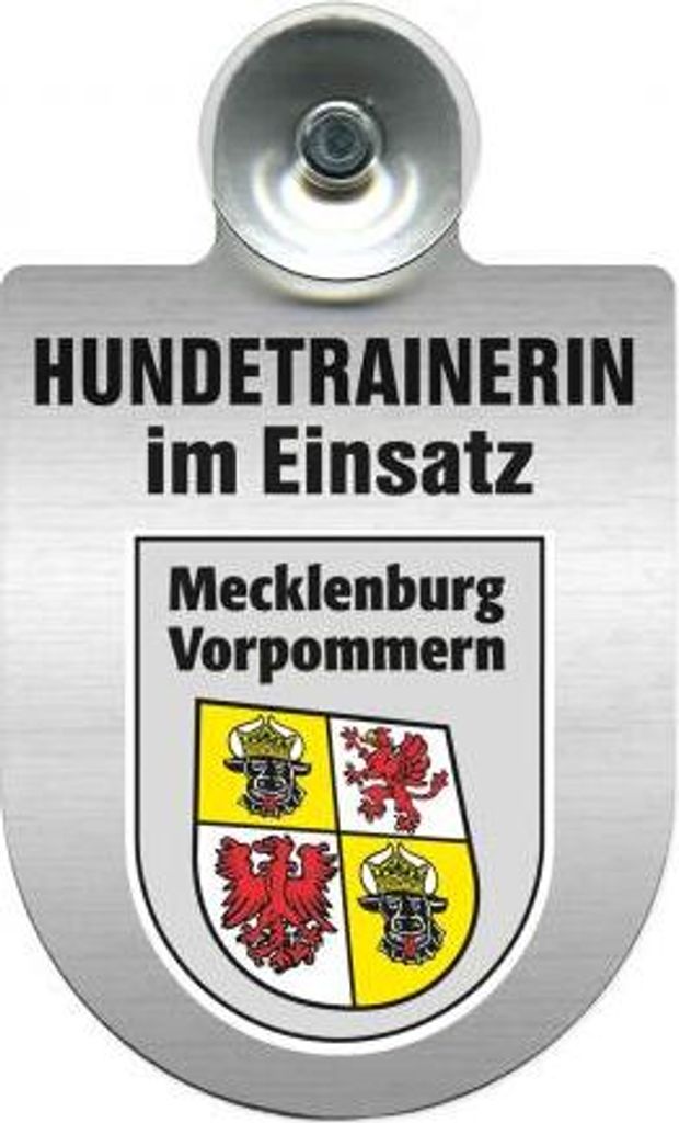Einsatzschild mit Saugnapf - Hundetrainerin im Einsatz - Produktbild 