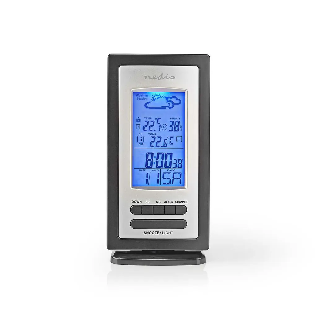 Évitez l'Humidité avec la Station Météo Nedis WEST201GY - Thermomètre Fiable