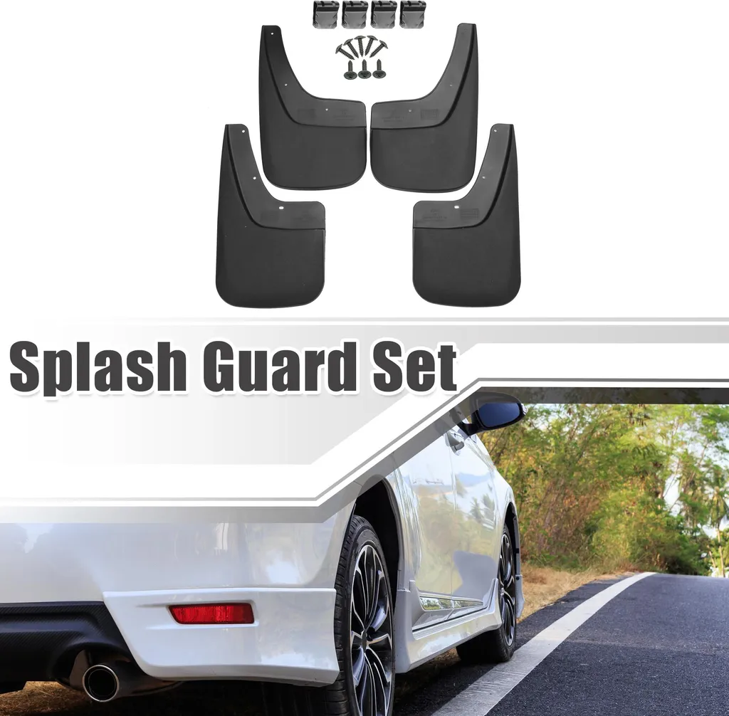 Volets Éclaboussure GMC pour Route et Off-road - Kit Complet Noir 16 pcs